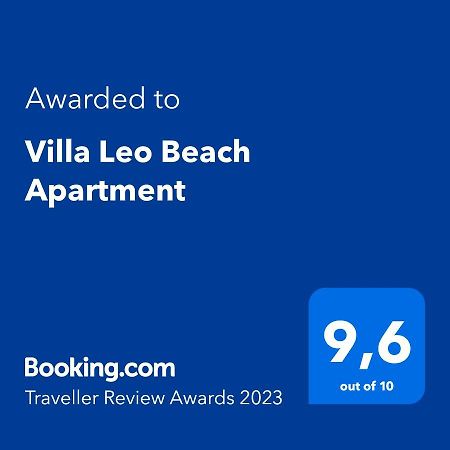 Villa Leo Beach Apartment 伯德古拉 外观 照片